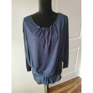 Club Monaco Blouse Blue Casual blouse. Sz XS